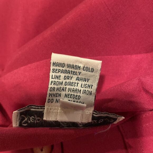 Stephanie Andrews Silk Blouse Size XL Long Sleeve - Picture 10 of 10